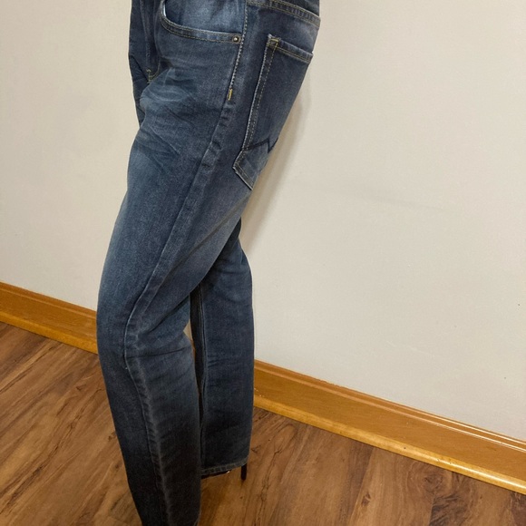 Juniors Dark Blue Paper Denim Jeans
Item# TSj12 - Picture 3 of 5